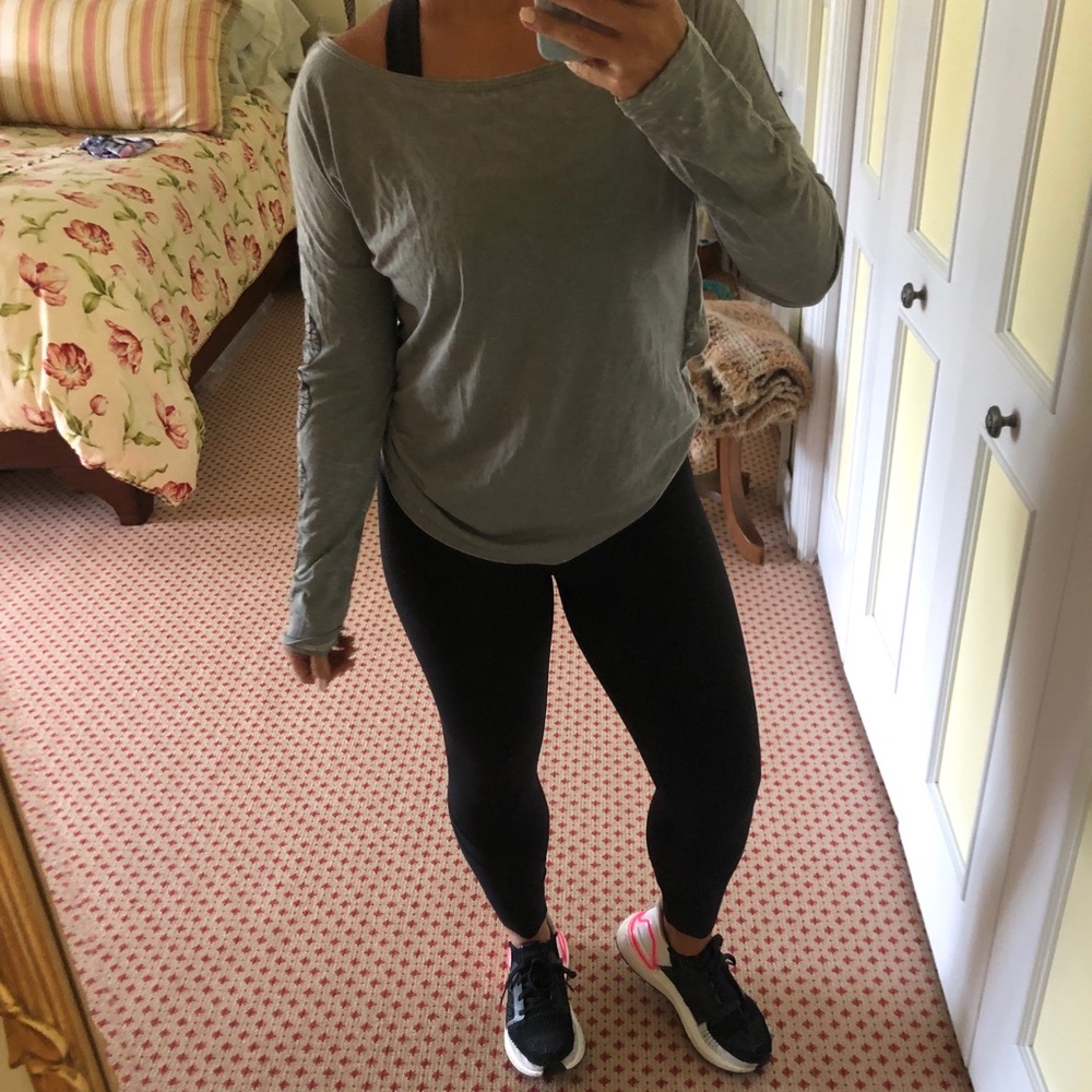soulcycle open back long sleeve XS
